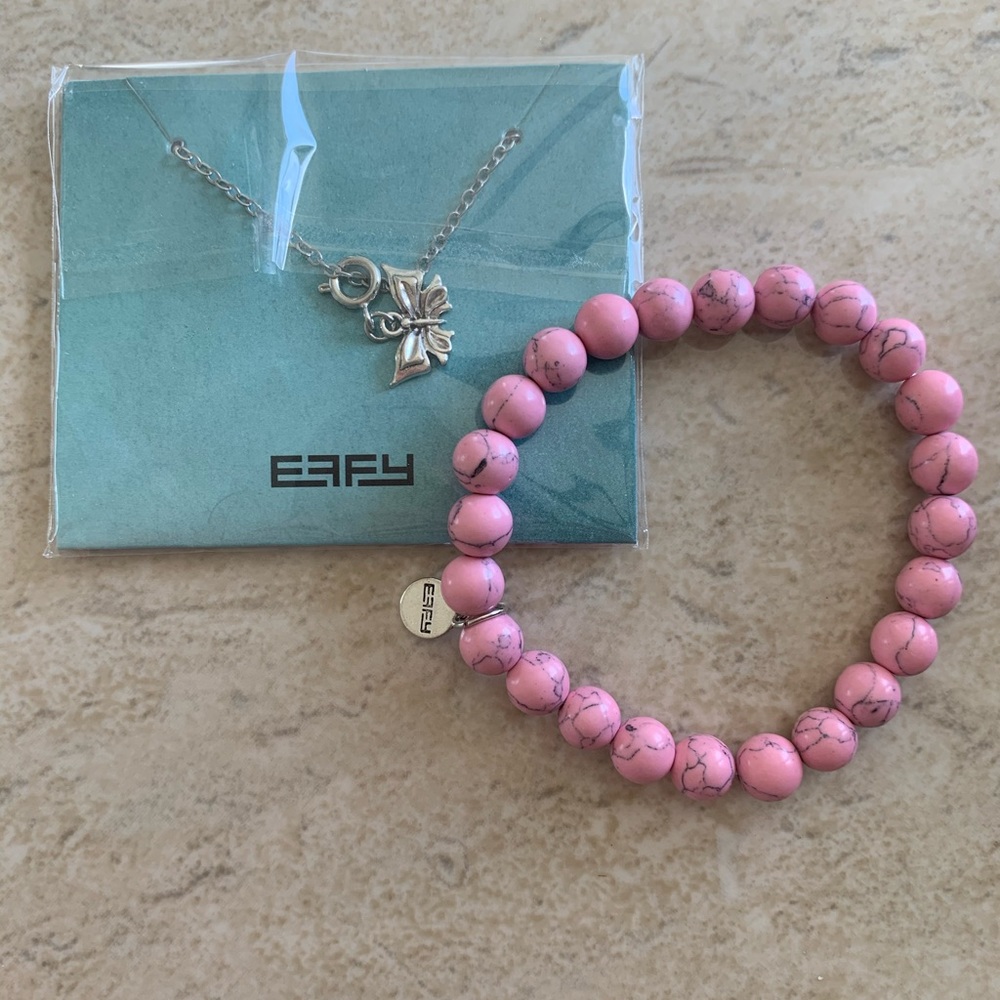 SOLD-Effy necklace and bracelet